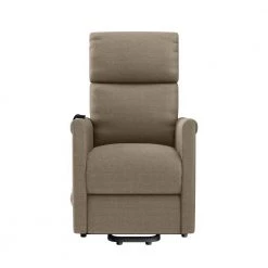 Petite Barley Tan Chenille Fabric Power Lift Recliner by ProLounger -DealsProLounger Store barley tan chenille prolounger recliners a177856 1f 1000