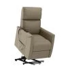 Petite Barley Tan Chenille Fabric Power Lift Recliner by ProLounger -DealsProLounger Store barley tan chenille prolounger recliners a177856 64 1000
