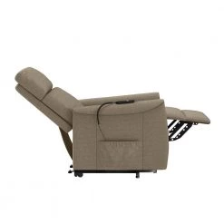 Petite Barley Tan Chenille Fabric Power Lift Recliner by ProLounger -DealsProLounger Store barley tan chenille prolounger recliners a177856 77 1000