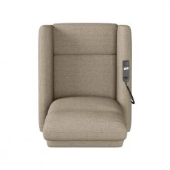 Petite Barley Tan Chenille Fabric Power Lift Recliner by ProLounger -DealsProLounger Store barley tan chenille prolounger recliners a177856 a0 1000