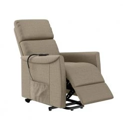 Petite Barley Tan Chenille Fabric Power Lift Recliner by ProLounger -DealsProLounger Store barley tan chenille prolounger recliners a177856 c3 1000