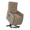 Power Recline and Lift Chair in Barley Tan Plush Low-Pile Velour by ProLounger -DealsProLounger Store barley tan prolounger recliners rcl78 cnf82 lt 64 1000