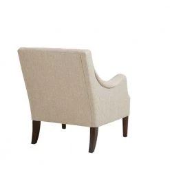 Elle Beige Button Tufted Accent Chair by Madison Park -DealsProLounger Store beige madison park accent chairs fpf18 0514 4f 1000