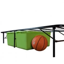 14 in. Twin Metal Platform Bed Frame with Cover by Boyd Sleep -DealsProLounger Store black boyd sleep platform beds hd14blctw 1d 1000