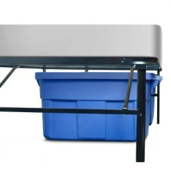 14 in. Twin Metal Platform Bed Frame with Cover by Boyd Sleep -DealsProLounger Store black boyd sleep platform beds hd14blctw 66 1000