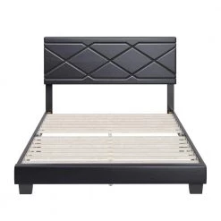 Antwerp Faux Leather Queen Platform Bed Frame and Headboard, Black by Boyd Sleep 11 Antwerp Faux Leather Queen Platform Bed Frame and Headboard, Black by Boyd Sleep -DealsProLounger Store black boyd sleep platform beds vmi1407bkqn c3 1000