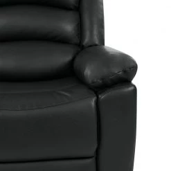 58 in. Black Polyester 2-Seater Reclining Loveseat with Flared Arms by ProLounger 24 58 in. Black Polyester 2-Seater Reclining Loveseat with Flared Arms by ProLounger -DealsProLounger Store black prolounger loveseats rcl61 kzs19 2s 1f 1000
