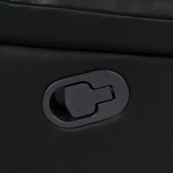 Black Tuff Stuff Polyurethane Fabric Loveseat 2-Seat Wall Hugger Recliner with Power Storage Console by ProLounger -DealsProLounger Store black prolounger loveseats rcl61 kzs19 2sc 76 1000