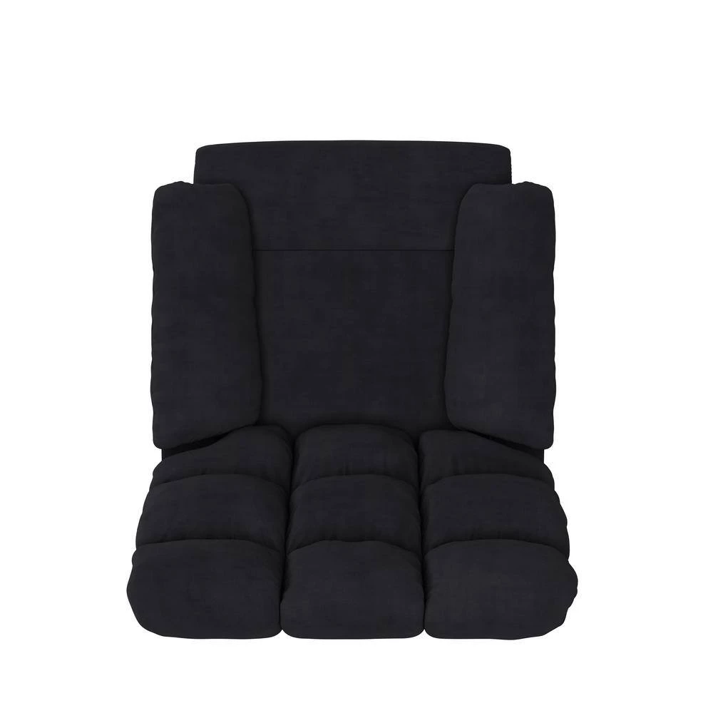Black Microfiber Wall Hugger Recliner by ProLounger 7 Black Microfiber Wall Hugger Recliner by ProLounger - Image 5