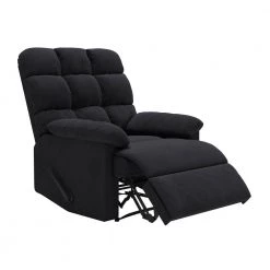 Black Microfiber Wall Hugger Recliner by ProLounger
