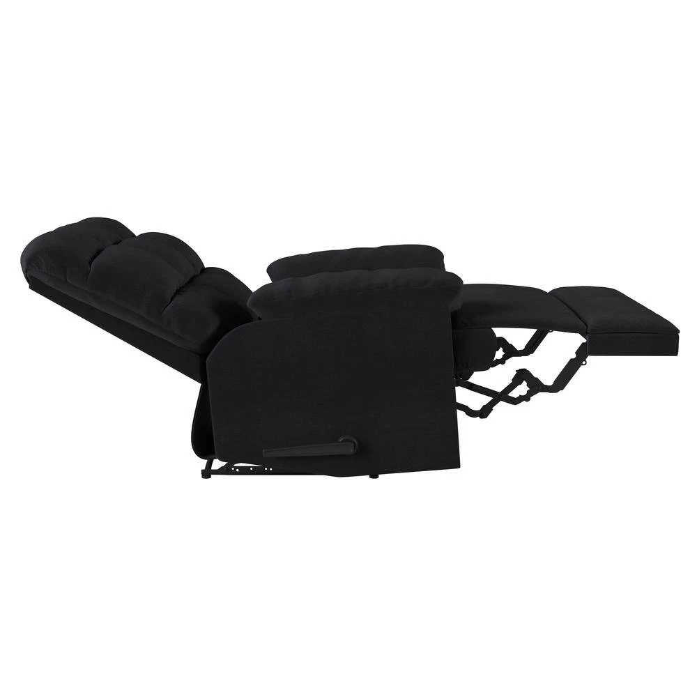 Black Microfiber Wall Hugger Recliner by ProLounger 9 Black Microfiber Wall Hugger Recliner by ProLounger - Image 7