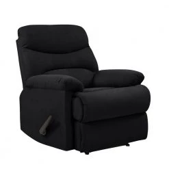Black Microfiber Wall Hugger Recliner by ProLounger -DealsProLounger Store black prolounger recliners a162906 1f 1000