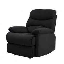 Black Microfiber Wall Hugger Recliner by ProLounger -DealsProLounger Store black prolounger recliners a162906 40 1000