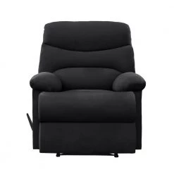 Black Microfiber Wall Hugger Recliner by ProLounger -DealsProLounger Store black prolounger recliners a162906 c3 1000