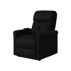 Black Microfiber Power Recline and Lift Chair by ProLounger 25 Black Microfiber Power Recline and Lift Chair by ProLounger -DealsProLounger Store black prolounger recliners rcl43 aaa19 lt 1f 1000