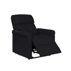 Black Microfiber Power Recline and Lift Chair by ProLounger 26 Black Microfiber Power Recline and Lift Chair by ProLounger -DealsProLounger Store black prolounger recliners rcl43 aaa19 lt 44 1000