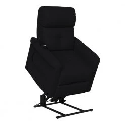 Black Microfiber Power Recline and Lift Chair by ProLounger