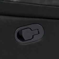 79.5 in. Black Polyester 3-Seater Lawson Reclining Sofa with Flared Arms by ProLounger -DealsProLounger Store black prolounger sofas couches rcl61 kzs19 3s 44 1000