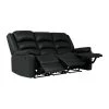 79.5 in. Black Polyester 3-Seater Lawson Reclining Sofa with Flared Arms by ProLounger -DealsProLounger Store black prolounger sofas couches rcl61 kzs19 3s 64 1000