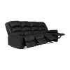 101 in. Black Polyester 4-Seater Lawson Reclining Sofa with Flared Arms by ProLounger 1 101 in. Black Polyester 4-Seater Lawson Reclining Sofa with Flared Arms by ProLounger -DealsProLounger Store black prolounger sofas couches rcl61 kzs19 4s 64 1000
