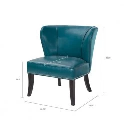Sheldon Blue Modern Armless Accent Chair by Madison Park 14 Sheldon Blue Modern Armless Accent Chair by Madison Park -DealsProLounger Store blue madison park accent chairs fpf18 0167 44 1000