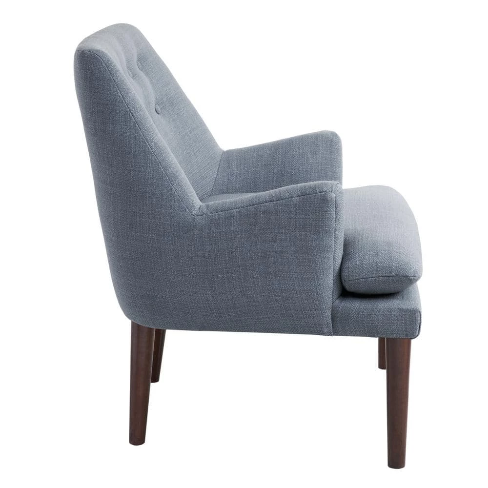 Elsa Blue Mid-Century Accent Arm Chair by Madison Park 8 Elsa Blue Mid-Century Accent Arm Chair by Madison Park - Image 6