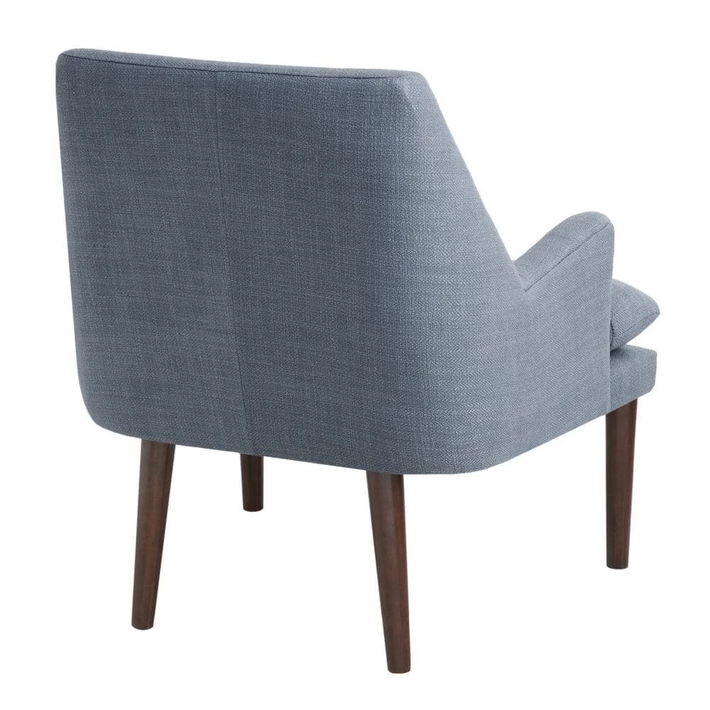 Elsa Blue Mid-Century Accent Arm Chair by Madison Park 9 Elsa Blue Mid-Century Accent Arm Chair by Madison Park - Image 7