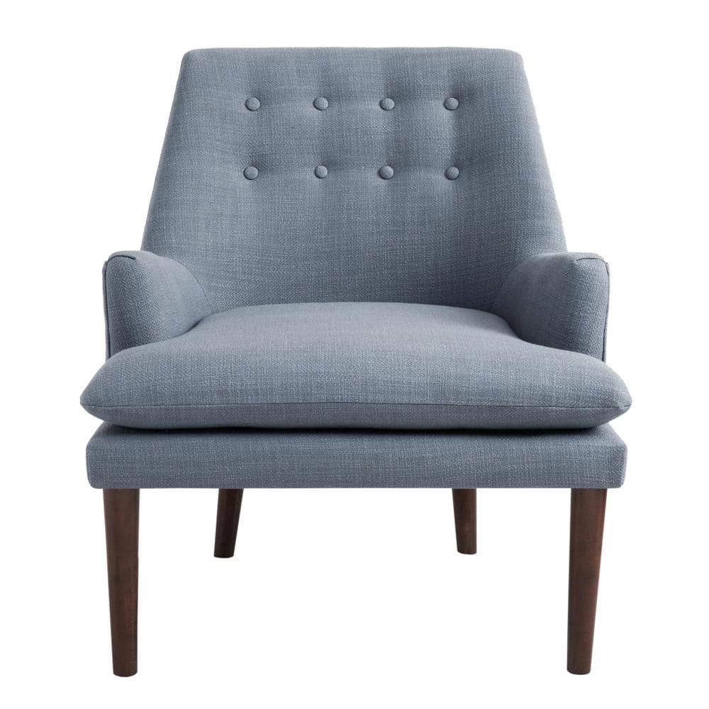 Elsa Blue Mid-Century Accent Arm Chair by Madison Park 3 Elsa Blue Mid-Century Accent Arm Chair by Madison Park