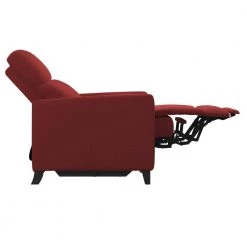 Power Wall Hugger Brick Red Plush Low-Pile Velour Reclining Chair with USB Port by ProLounger -DealsProLounger Store brick red prolounger recliners a139052 77 1000