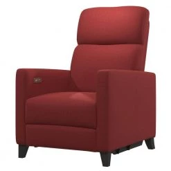 Power Wall Hugger Brick Red Plush Low-Pile Velour Reclining Chair with USB Port by ProLounger -DealsProLounger Store brick red prolounger recliners a139052 a0 1000