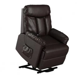 Brown Renu Leather Lift Recliner by ProLounger