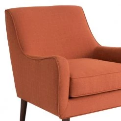 Liam Burnt Orange Mid-Century Accent Arm Chair by Madison Park -DealsProLounger Store burnt orange madison park accent chairs fpf18 0219 1f 1000