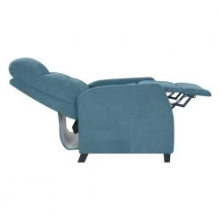 Caribbean Blue Chenille Upholstered Push Back Recliner Chair by ProLounger -DealsProLounger Store caribbean blue chenille prolounger recliners rcl74 brm55 pb 77 1000