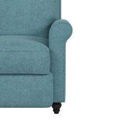 Caribbean Blue Chenille Push Back Recliner Chair by ProLounger -DealsProLounger Store caribbean blue prolounger recliners rcl37 brm55 pb 44 1000