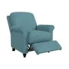 Caribbean Blue Chenille Push Back Recliner Chair by ProLounger -DealsProLounger Store caribbean blue prolounger recliners rcl37 brm55 pb 64 1000