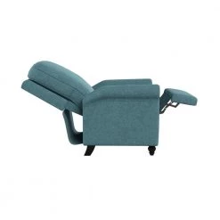 Caribbean Blue Chenille Push Back Recliner Chair by ProLounger -DealsProLounger Store caribbean blue prolounger recliners rcl37 brm55 pb 77 1000