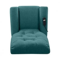 Petite Power Recline and Lift Chair in Caribbean Blue Herringbone by ProLounger -DealsProLounger Store caribbean blue prolounger recliners rcl76 hrn54 lt a0 1000