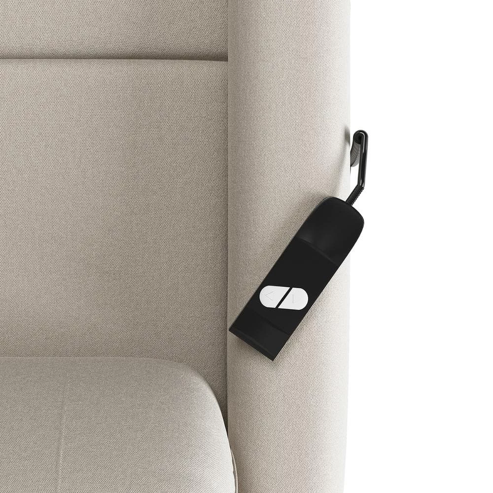 Cashmere Gray Velour Fabric Tufted Power Lift Recliner by ProLounger 13 Cashmere Gray Velour Fabric Tufted Power Lift Recliner by ProLounger - Image 11