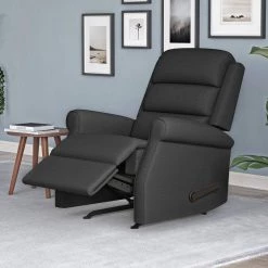 Left-Hand Charcoal Gray Low-Pile Velour Rocker Recliner by ProLounger 17 Left-Hand Charcoal Gray Low-Pile Velour Rocker Recliner by ProLounger -DealsProLounger Store charcoal gray low pile velour prolounger recliners a178389 31 1000