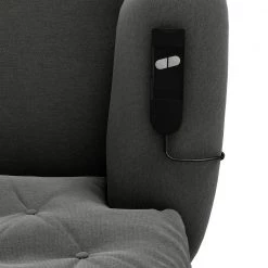 Charcoal Gray Plush Low-Pile Velour Fabric Button Tufted Power Recline and Lift Chair by ProLounger 26 Charcoal Gray Plush Low-Pile Velour Fabric Button Tufted Power Recline and Lift Chair by ProLounger -DealsProLounger Store charcoal gray plush low pile velour prolounger recliners a197649 76 1000