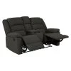 70 in. Charcoal Gray Polyester 2-Seater Reclining Loveseat with Cupholders by ProLounger 1 70 in. Charcoal Gray Polyester 2-Seater Reclining Loveseat with Cupholders by ProLounger -DealsProLounger Store charcoal gray prolounger loveseats rcl61 cnf17 2sc 64 1000