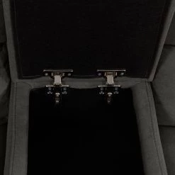 70 in. Charcoal Gray Polyester 2-Seater Reclining Loveseat with Cupholders by ProLounger 27 70 in. Charcoal Gray Polyester 2-Seater Reclining Loveseat with Cupholders by ProLounger -DealsProLounger Store charcoal gray prolounger loveseats rcl61 cnf17 2sc fa 1000