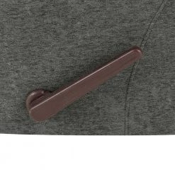 Charcoal Gray Textured Chenille Rocker Recliner Chair by ProLounger -DealsProLounger Store charcoal gray prolounger recliners a138277 44 1000