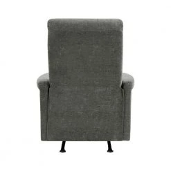 Charcoal Gray Textured Chenille Rocker Recliner Chair by ProLounger -DealsProLounger Store charcoal gray prolounger recliners a138277 66 1000