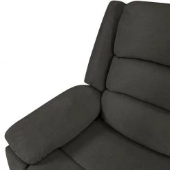 79.5 in. Charcoal Gray Polyester 3-Seater Lawson Reclining Sofa with Flared Arms by ProLounger -DealsProLounger Store charcoal gray prolounger sofas couches rcl61 cnf17 3s 44 1000