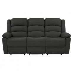 79.5 in. Charcoal Gray Polyester 3-Seater Lawson Reclining Sofa with Flared Arms by ProLounger -DealsProLounger Store charcoal gray prolounger sofas couches rcl61 cnf17 3s 4f 1000