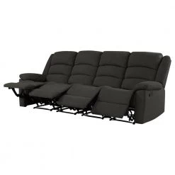 101 in. Charcoal Gray Polyester 4-Seater Lawson Reclining Sofa with Flared Arms by ProLounger -DealsProLounger Store charcoal gray prolounger sofas couches rcl61 cnf17 4s 40 1000