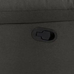 101 in. Charcoal Gray Polyester 4-Seater Lawson Reclining Sofa with Flared Arms by ProLounger -DealsProLounger Store charcoal gray prolounger sofas couches rcl61 cnf17 4s 44 1000