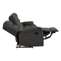 101 in. Charcoal Gray Polyester 4-Seater Lawson Reclining Sofa with Flared Arms by ProLounger -DealsProLounger Store charcoal gray prolounger sofas couches rcl61 cnf17 4s 77 1000