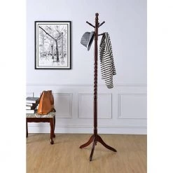 Twist Cherry Wooden Coat Rack by ORE International -DealsProLounger Store cherry ore international coat racks n10061 chb 31 1000